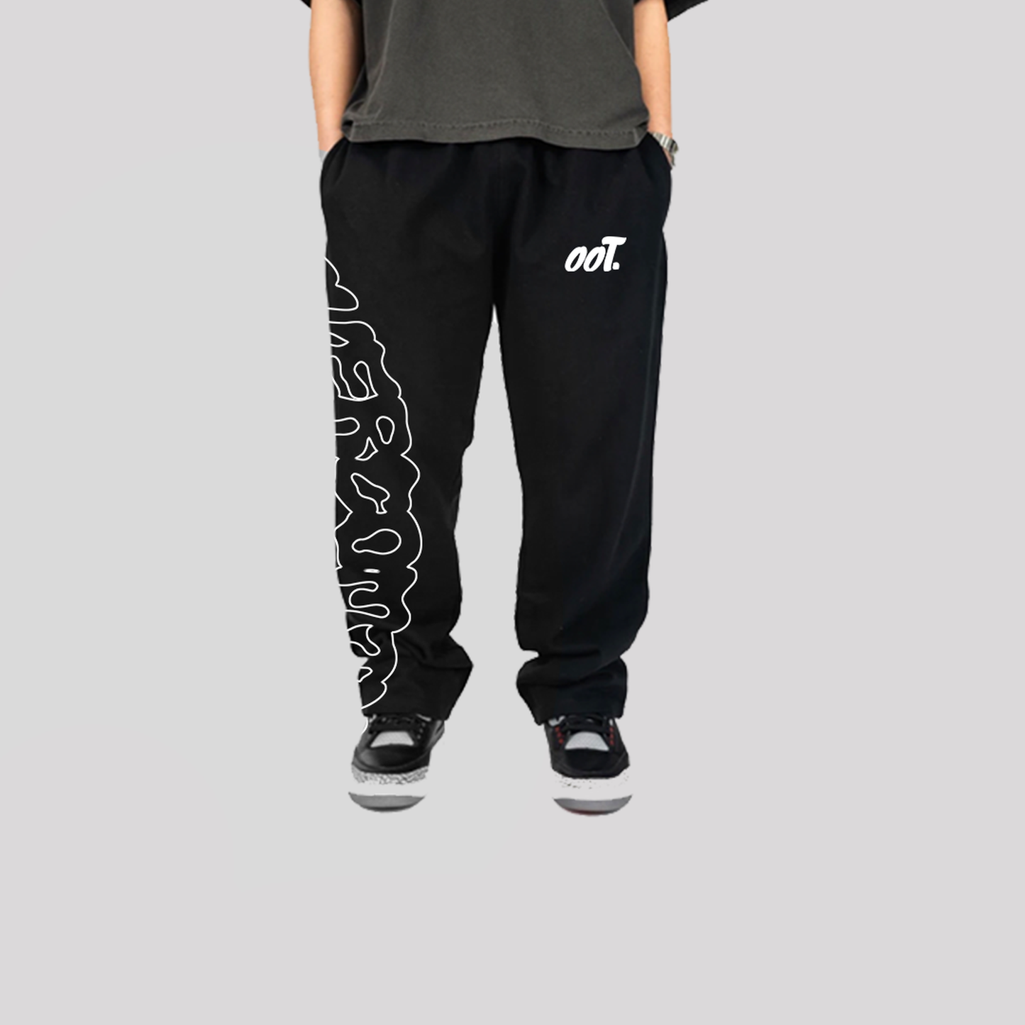 Wavy ooT Arch - Heavyweight Boyfriend Sweatpants