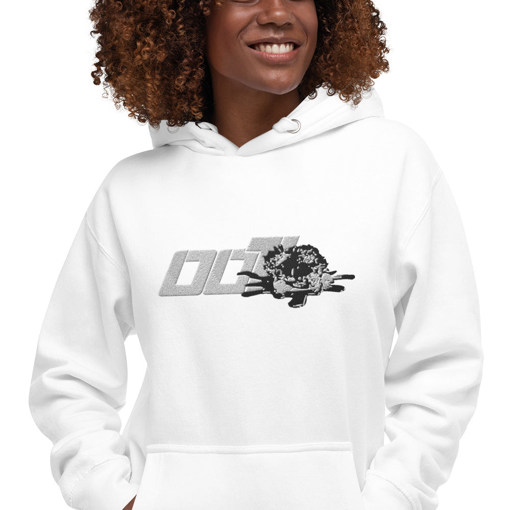 Unisex (White) ooT World Embroidered Hoodie