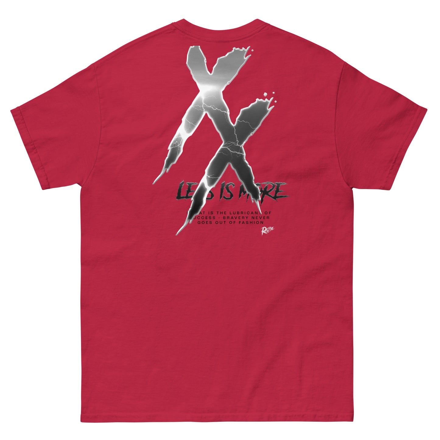 Less is More - Black Lightning Graphic Tee