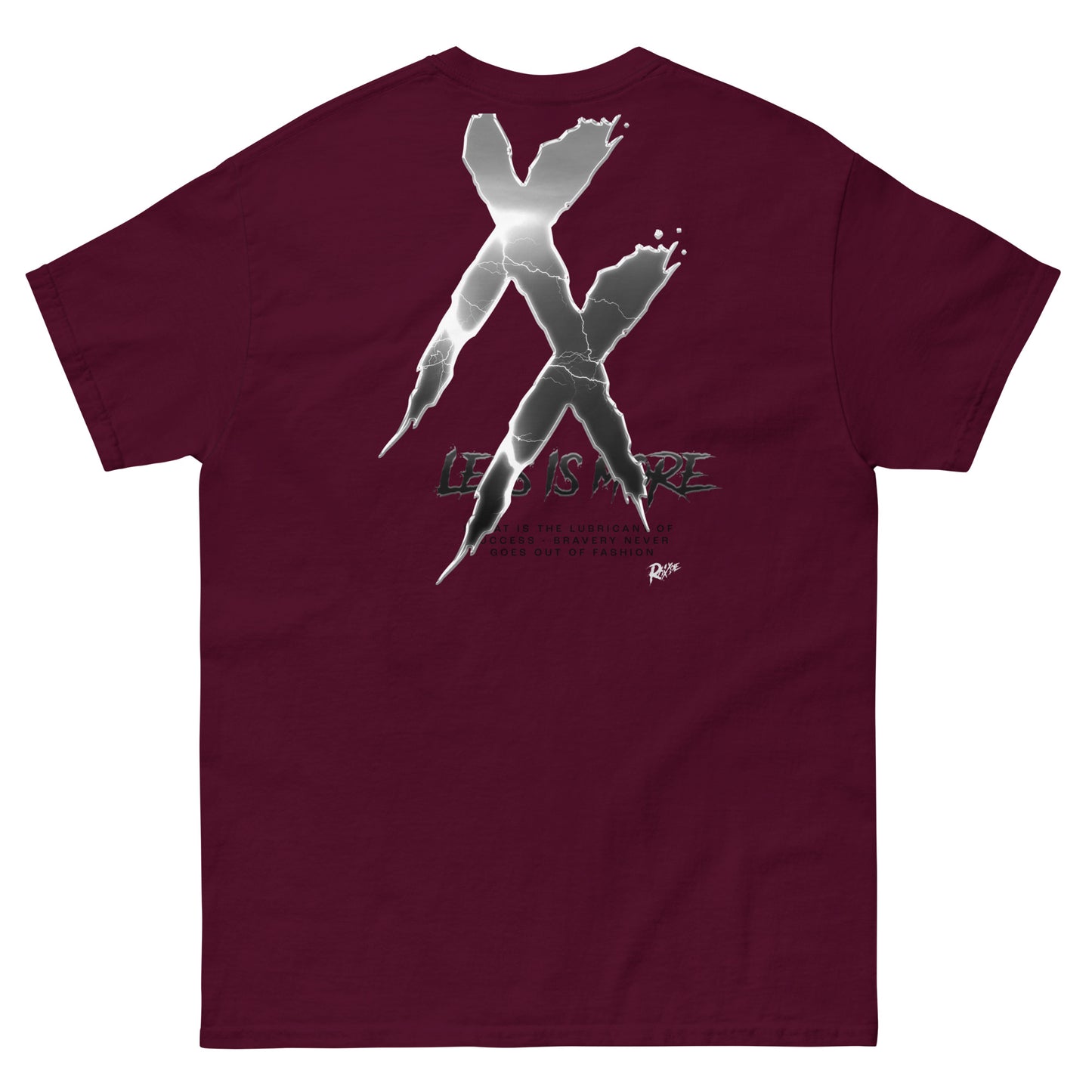 Less is More - Black Lightning Graphic Tee