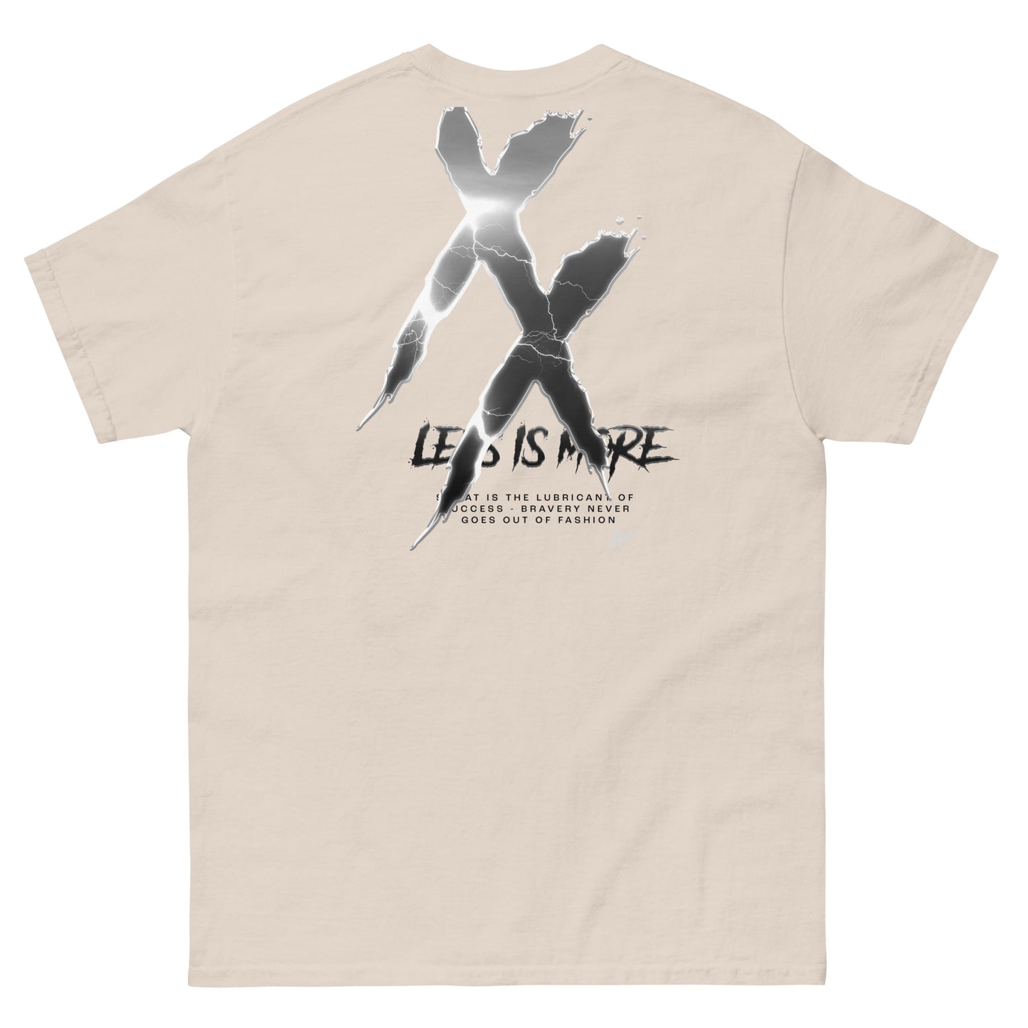 Less is More - Black Lightning Graphic Tee