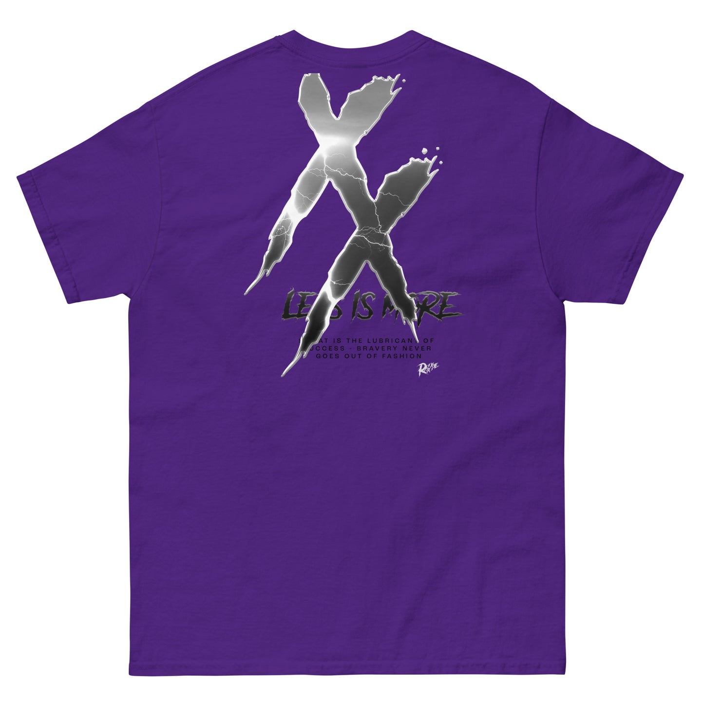 Less is More - Black Lightning Graphic Tee