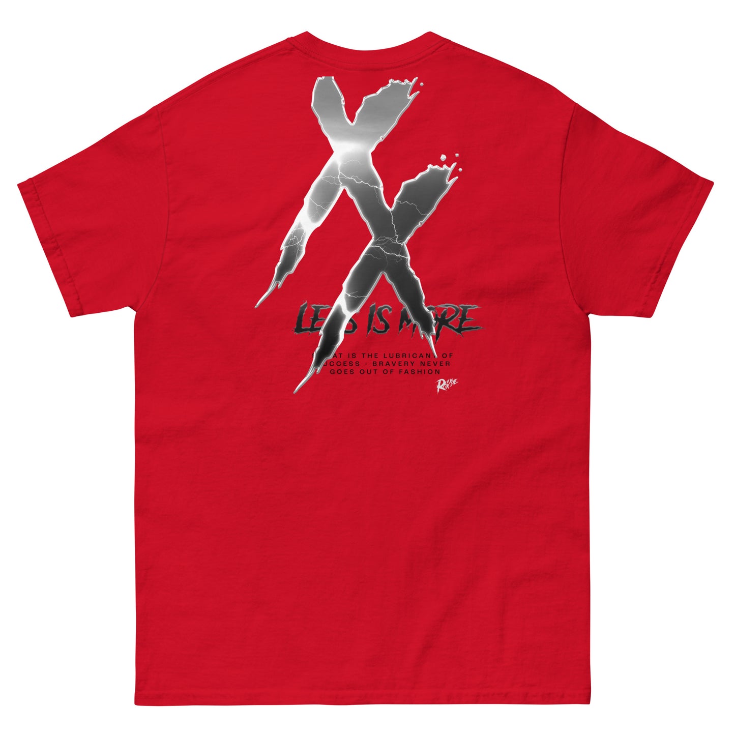 Less is More - Black Lightning Graphic Tee