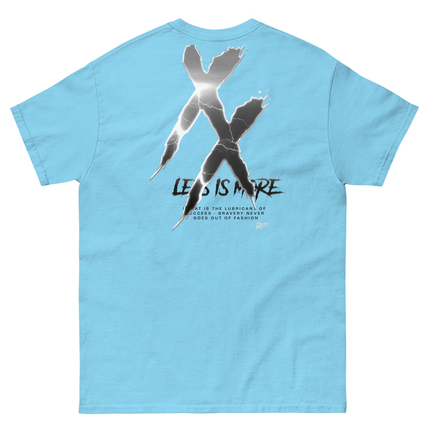 Less is More - Black Lightning Graphic Tee