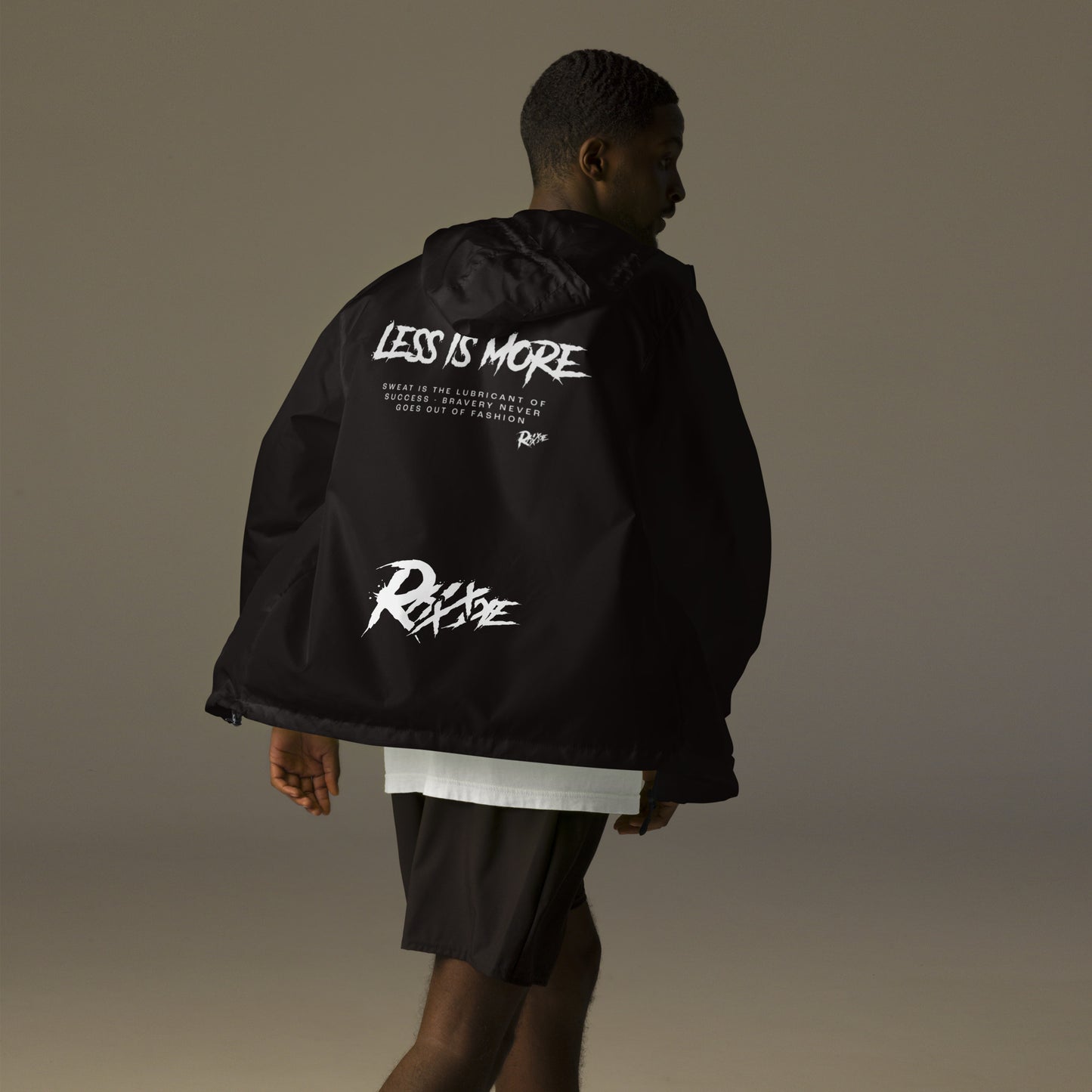 Unisex "Less Is More" Windbreaker