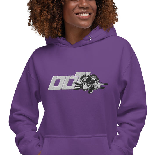 Unisex (White) ooT World Embroidered Hoodie